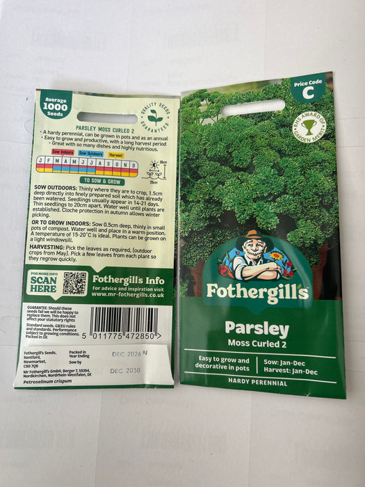 PARSLEY Moss Curled 2 Seeds