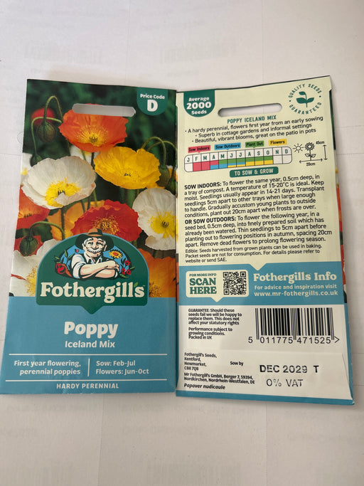 POPPY Iceland Mixed Seeds