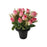 Pink Rose & Foliage Remembrance Grave Pot H10 x D13cm