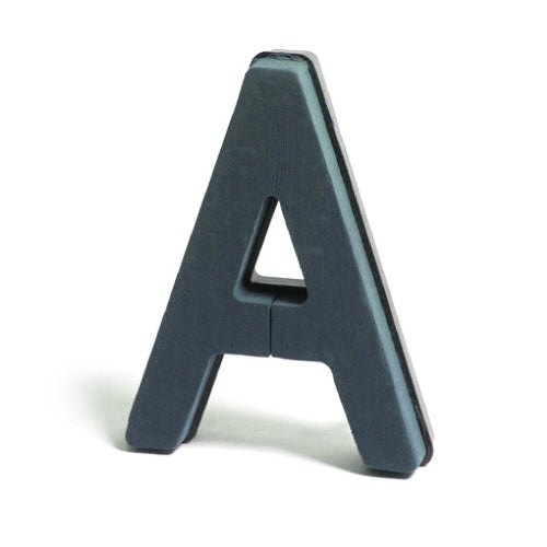 Plastic Backed Floral Foam Letter with Clips - A ** Spicer Range **