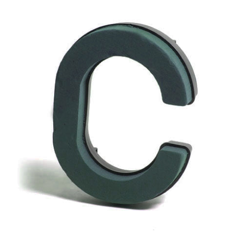 Plastic Backed Floral Foam Letter with Clips - C -** Spicer Range **