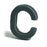 Plastic Backed Floral Foam Letter with Clips - C -** Spicer Range **