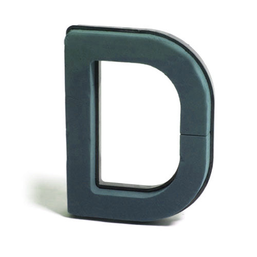 Plastic Backed Floral Foam Letter with Clips - D -** Spicer Range **