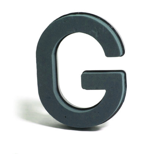 Plastic Backed Floral Foam Letter with Clips - G -** Spicer Range **