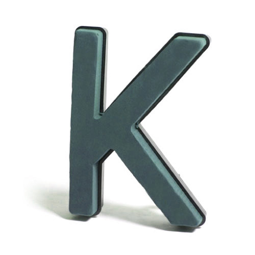 Plastic Backed Floral Foam Letter with Clips - K -** Spicer Range **