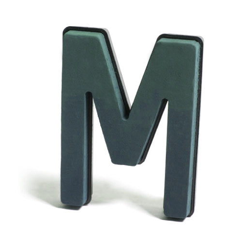Plastic Backed Floral Foam Letter with Clips - M -** Spicer Range **