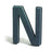 Plastic Backed Floral Foam Letter with Clips - N -** Spicer Range **