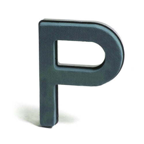 Plastic Backed Floral Foam Letter with Clips - P -** Spicer Range **