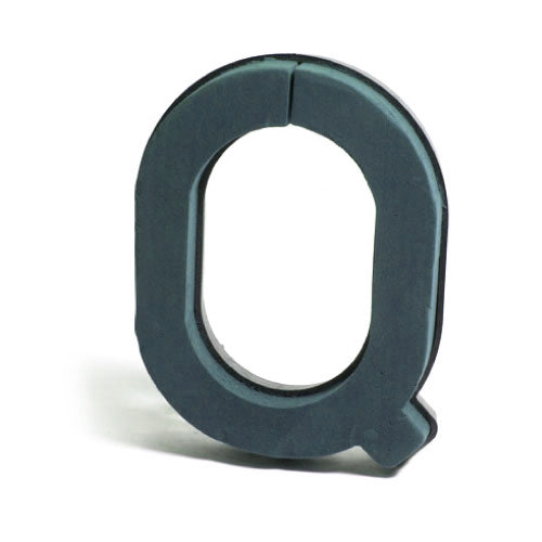 Plastic Backed Floral Foam Letter with Clips - Q -** Spicer Range **