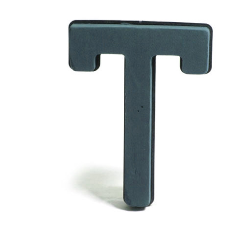 Plastic Backed Floral Foam Letter with Clips - T-** Spicer Range **