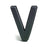 Plastic Backed Floral Foam Letter with Clips - V -** Spicer Range **