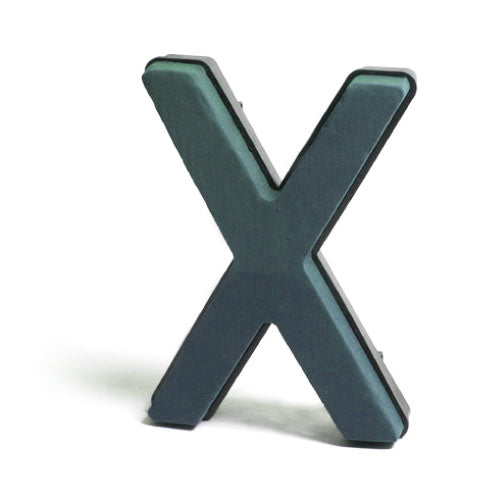 Plastic Backed Floral Foam Letter with Clips - X -** Spicer Range **