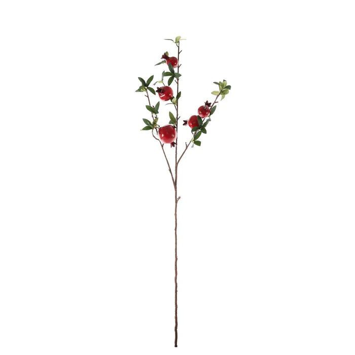 Pomegranate Fruit Spray - Red - 88cm