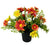 Pre-filled Mixed Daisy Grave Pot - Yellow & Orange