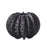 Pumpkin Gourd Ceramic Vase H13.5 x D18.5cm - Matt Black