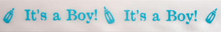 Baby Blue 25mm x 3m Its A Boy Ribbon
