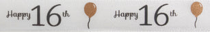 Satin Happy Birthday Ribbon 16mm x 4m - 16th