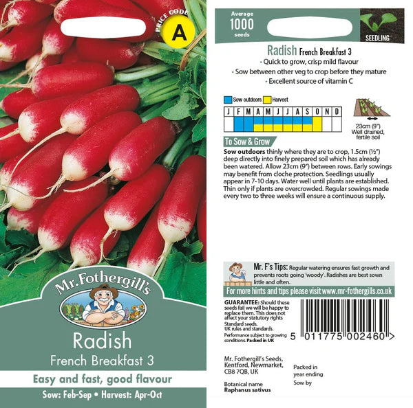 RADISH French Breakfast Seeds