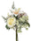 Rose, Lily & Hydrangea Blossom Bundle x 35cm - Ivory