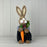 Rabbit Holding A Carrot L11cm W11cm H34cm