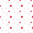 Red Dotty Hearts Film - 80cm x 100m