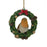 Resin Robin Wreath Tree Decoration 8 x 8.5cm