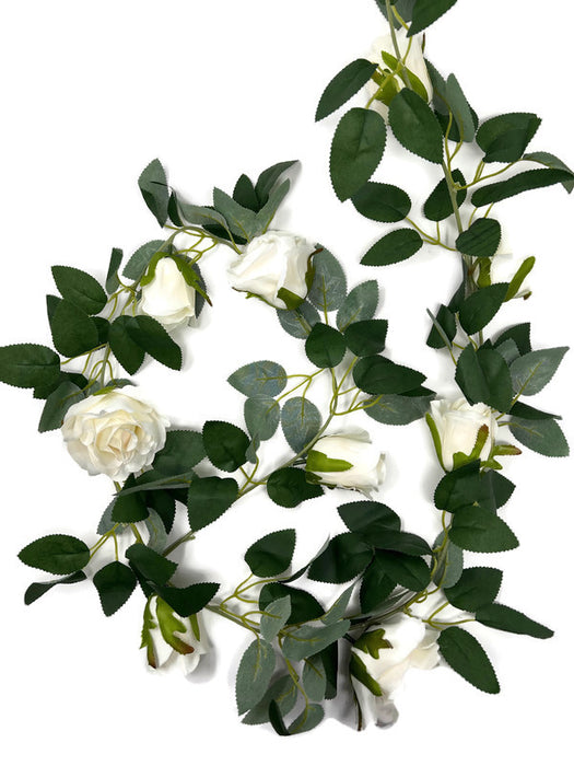 Rose Garland x 175cm - Cream