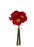 6 Stem Wild Poppy Bunch x 26cm - Red