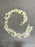 SINGLE Cream Hanging Wisteria Cherry Blossom Garland x 120cm
