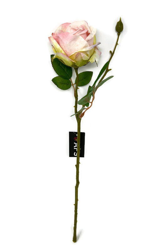 Single Stem Rose x 45cm length - Light Pink