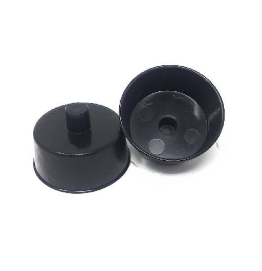 Pack of 10 Black Candle Cups - 7cm 