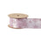 Snowflake Satin Ribbon - Light Pink - 60mm x 10m