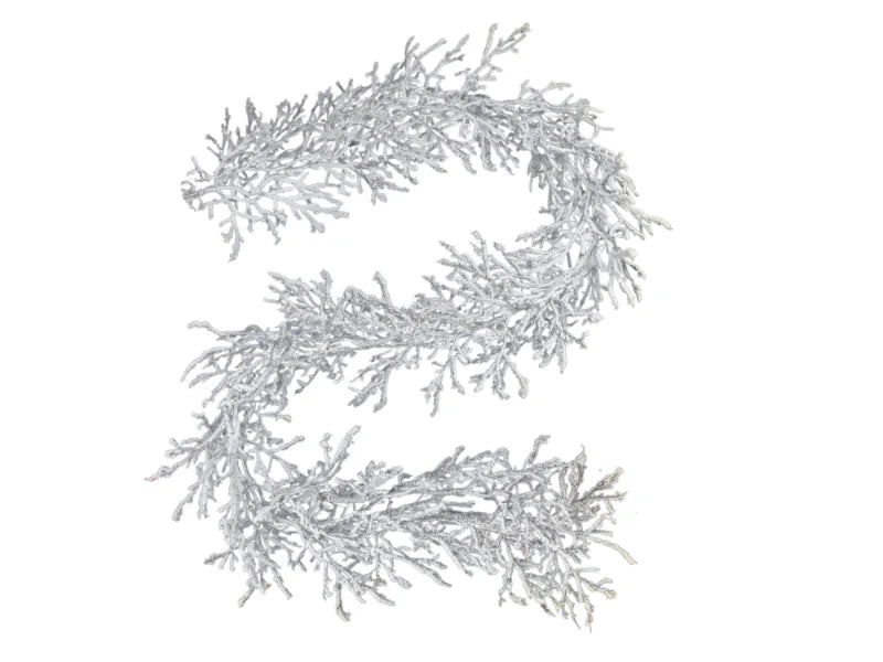 Snowy Twig Garland - White - 180cm long