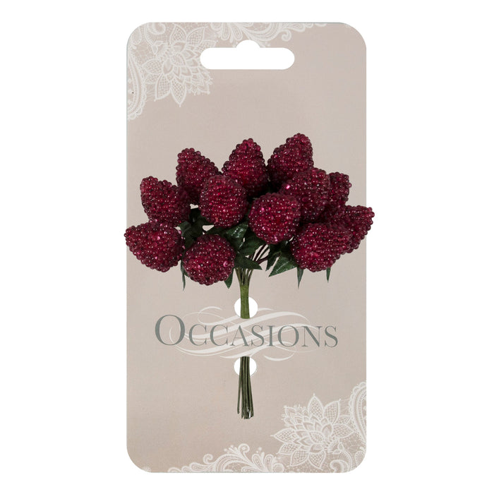 Sparkling Raspberry Bunch - 12 Berries Per Bunch