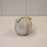 Stone Glazed Ceramic Bauble Shaped Candle Holder - 9cm tall