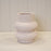 Stone White Sculptured Vase x H22.4cm