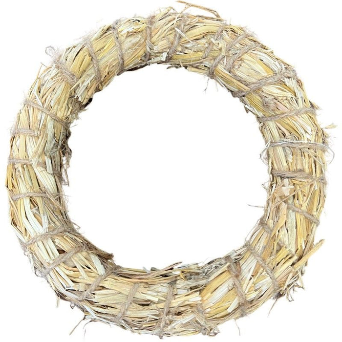 Straw Ring Wreath - 50cm