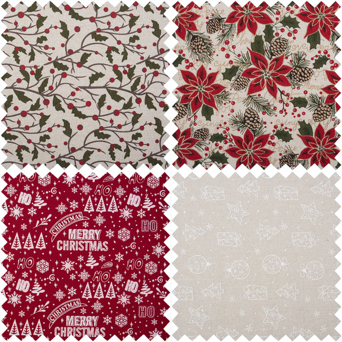 One Christmas Fabric Roll - Selected at Random from those pictured