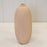 Tall Tan Texured Stone Vase - H23.8cm