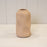 Tan Textured Sculptured Vase - H17cm