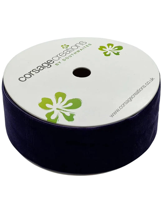 50mm Velvet Ribbon - Purple - 50mm x 10m