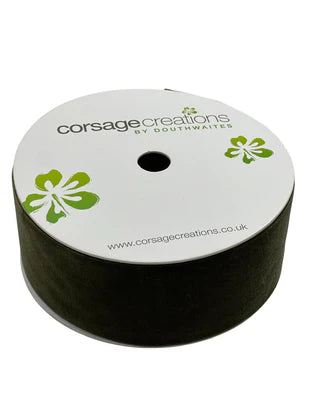 50mm Velvet Ribbon - Moss Green - 50mm x 10m