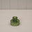 Vintage Green Glass Candle Holder - H5.4cm