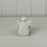 White Ceramic Angel Tealight Holder H8.5cm x L8cm