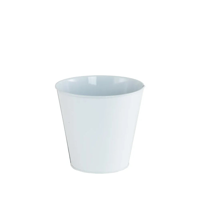 White Zinc Planter x 13cm