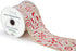 Wired Edge Candy Cane & Sweet Ribbon Roll -  Natural No.462 - 63mm x 9.1m