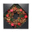 Woodland Natural Wreath with Red Stars x 30cm