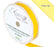 Woven Edge Ribbon 15mm x 20m Yellow