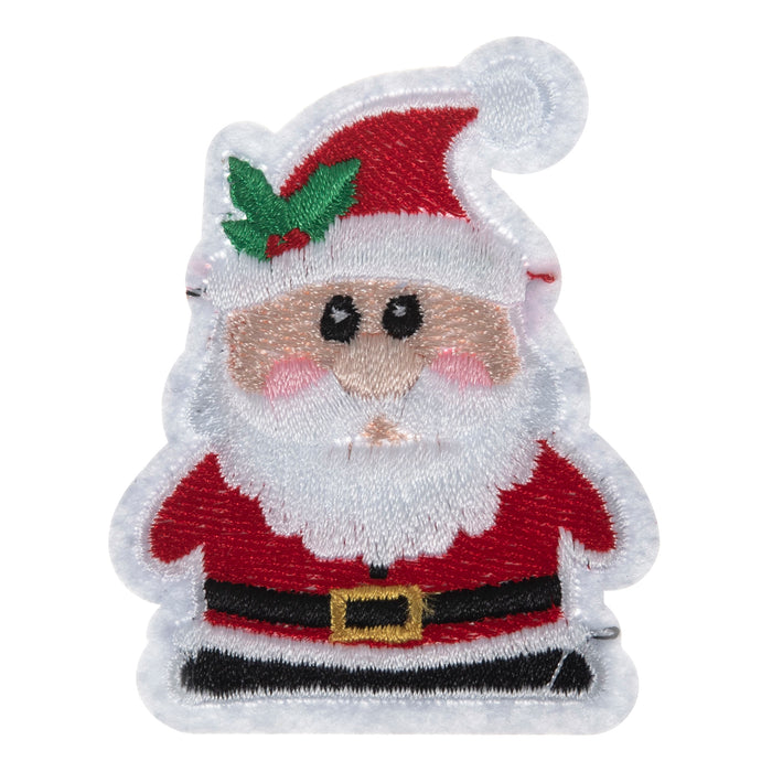 7.5cm Christmas Motif - Father Christmas , iron or sew on