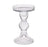Zara Clear Glass Pillar Candle Holder - Clear - 8.3 x H12cm